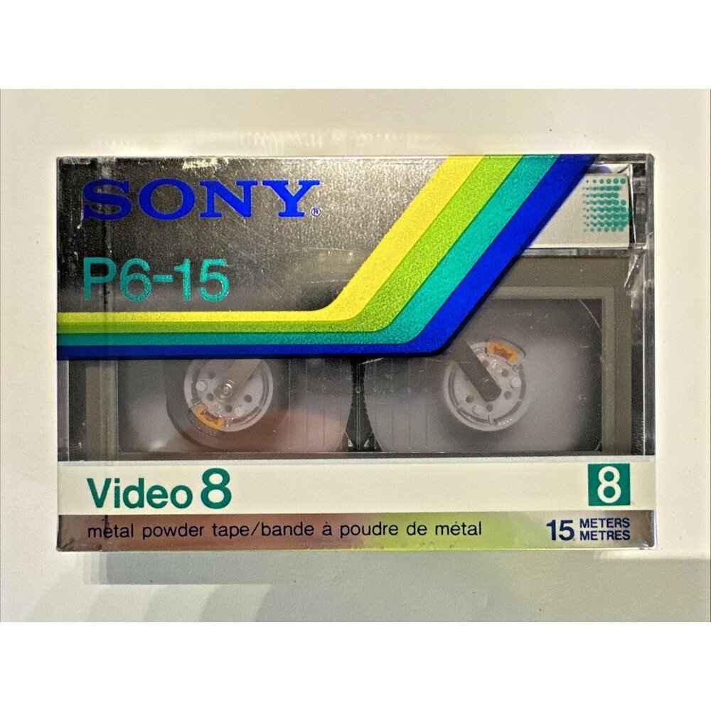 Sony Video 8 Cassette Tape P6-15 Metal Video 8 Metal Powder Made In Japan SEALED